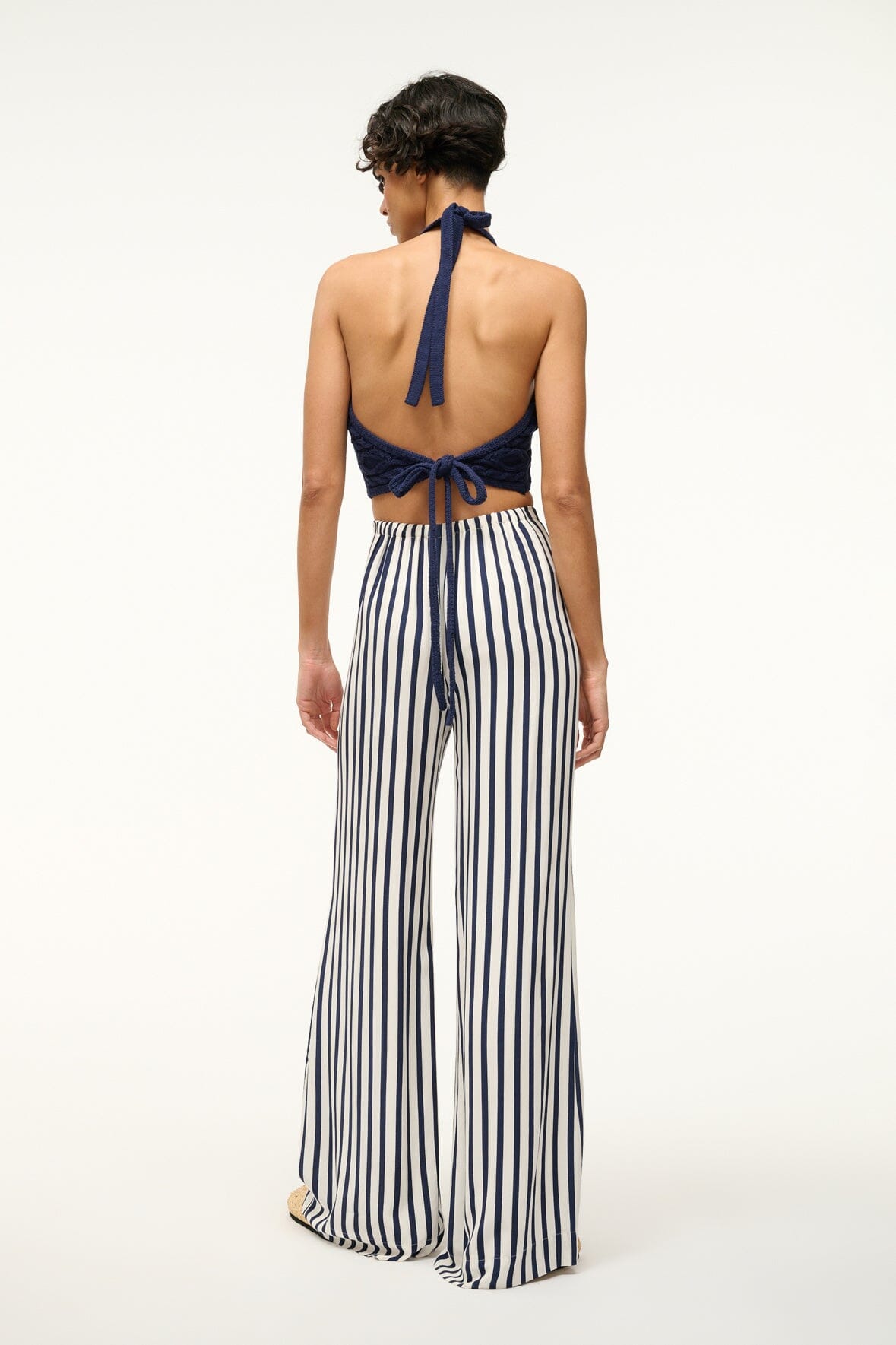 WHITE NAVY STRIPE