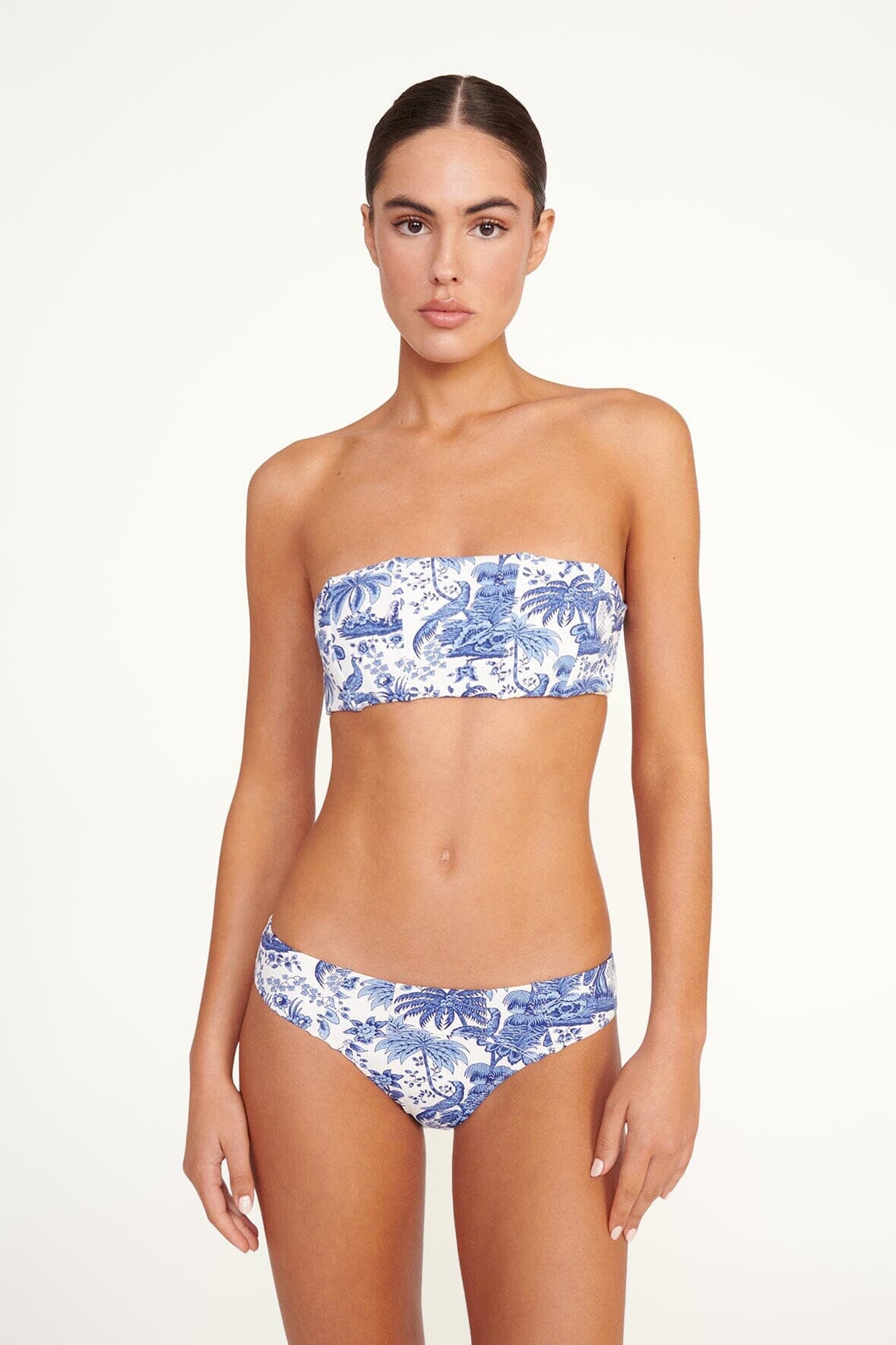 Image MALA BIKINI TOP | BLUE TOILE 1 of 5 and Clicking this image will trigger a zoom pop-up