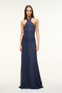 Image DAWN MAXI DRESS | NAVY 1 of 5