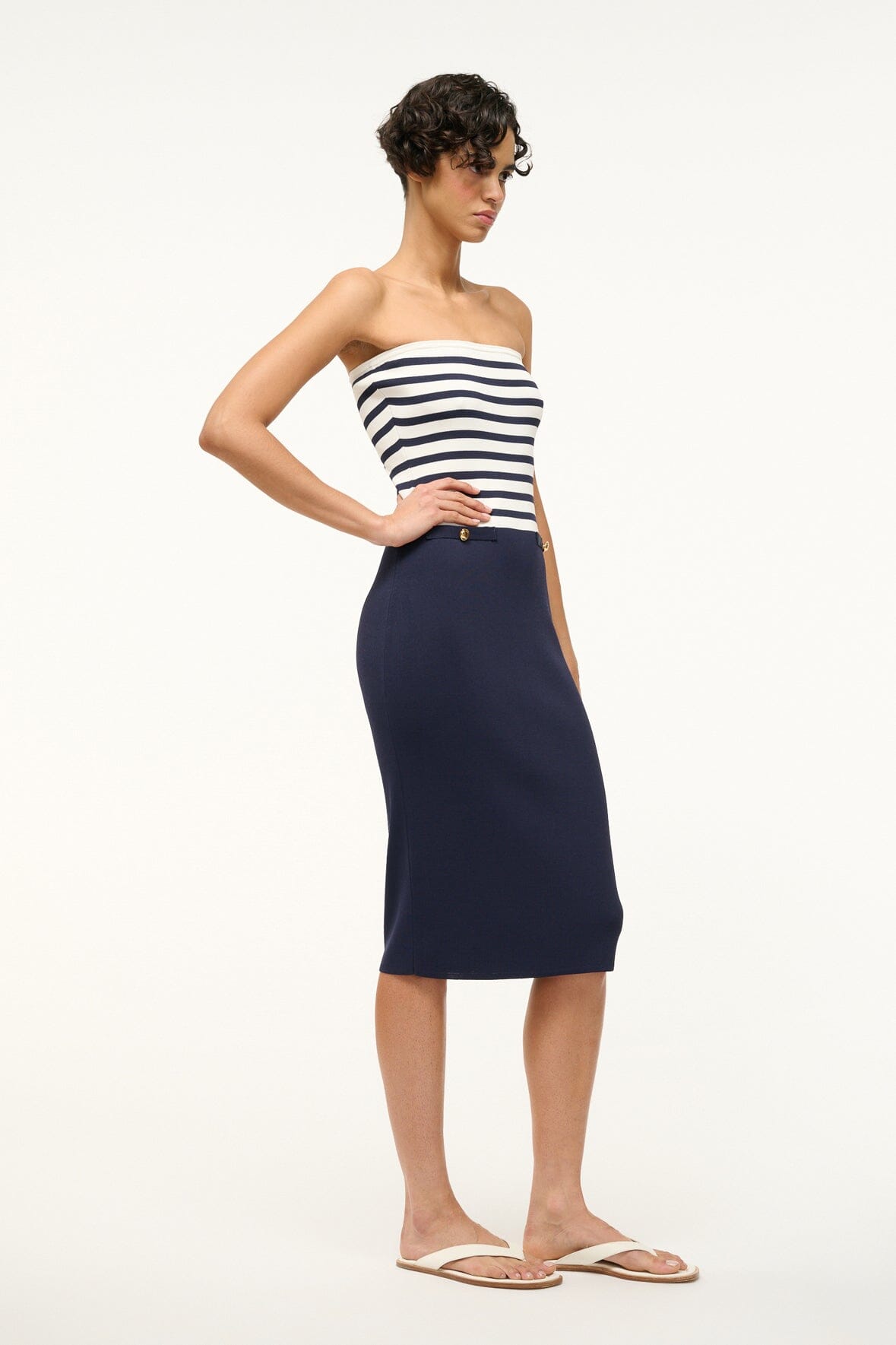 Image NAVAL DRESS | NAVY WHITE 3 of 5 and Clicking this image will trigger a zoom pop-up