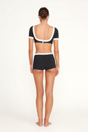 Image NELL SWIM SKIRT | BLACK/WHITE 4 of 5