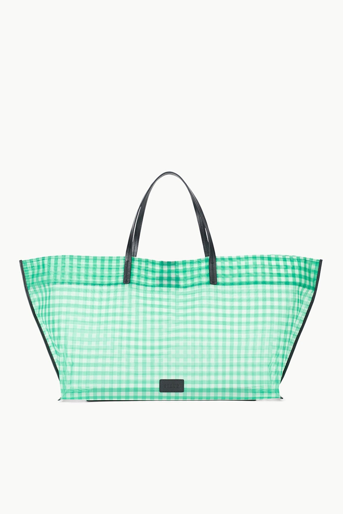 Image CHRISTOS LARGE MESH TOTE | JADE GINGHAM 7 of 9 and Clicking this image will trigger a zoom pop-up