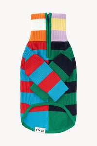 PET HAMPTON SWEATER | CABANA STRIPE MULTI