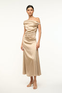 Image PHARE SILK DRESS | BIRCH 1 of 4