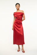 Image PHARE SILK DRESS | ROUGE 1 of 5