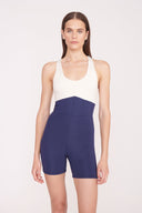 Image BOUNCE SHORT UNITARD | NAVY IVORY 2 of 5