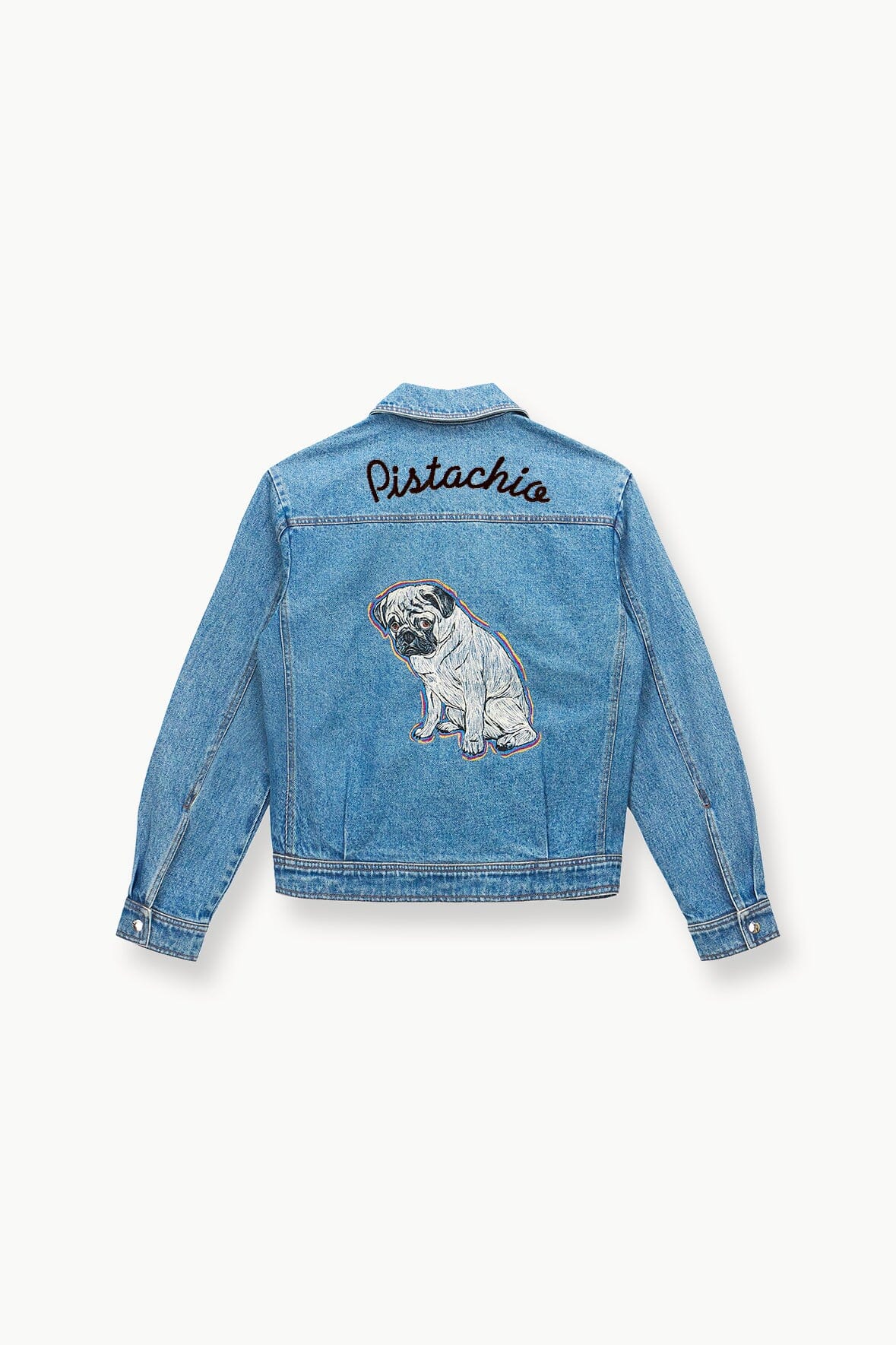 Bruh - Sign cheapest Language custom oversized denim jacket