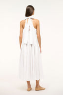 Image MIDI MARLOWE DRESS | WHITE 4 of 4