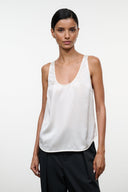 YVES SILK TANK | IVORY IVORY / XS