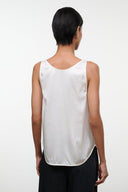 YVES SILK TANK | IVORY IVORY / XS
