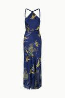 CHARLI SILK DRESS | TAPESTRY MIDNIGHT