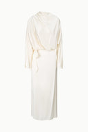 PHOEBE SILK DRESS | IVORY