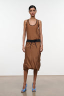 ODETTE SILK SKIRT | CIGAR BLACK CIGAR BLACK / XS