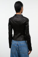 BLAIR LEATHER JACKET | BLACK BLACK / XS