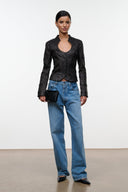 BLAIR LEATHER JACKET | BLACK BLACK / XS