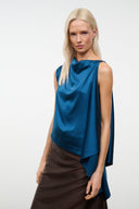 SABINA SILK TOP | HARBOR HARBOR / XS