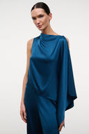 SABINA SILK TOP | HARBOR HARBOR / XS