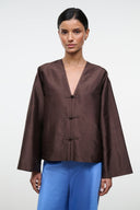 VITO SILK TOP | EARTH
