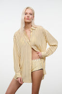 NOLAN SILK SHIRT | MONDAY STRIPE MONDAY STRIPE / XS