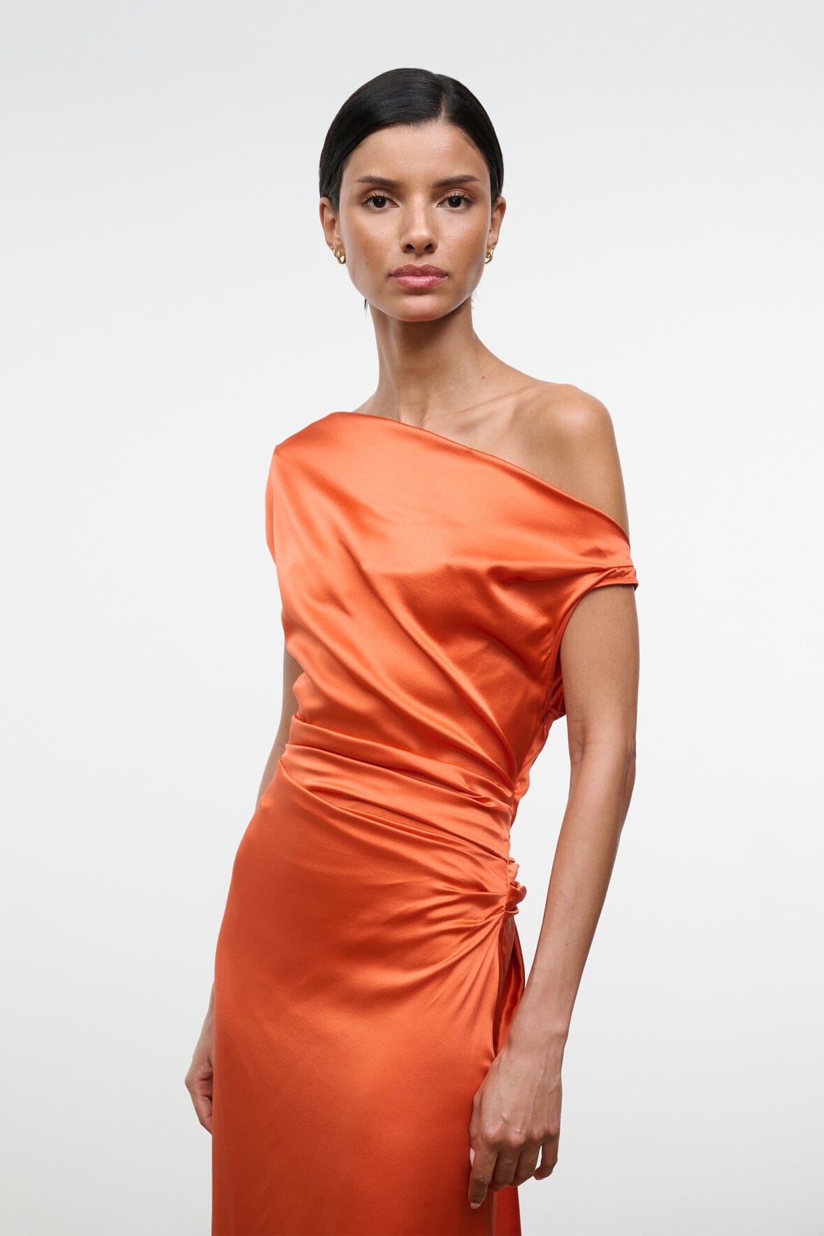 STAUD, Phare Silk Maxi Dress in Koi, Size 8