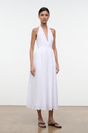 GRAZIA LINEN DRESS | WHITE