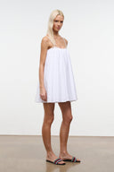 CECILY MINI DRESS | WHITE WHITE / XS