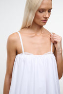 CECILY MINI DRESS | WHITE WHITE / XS