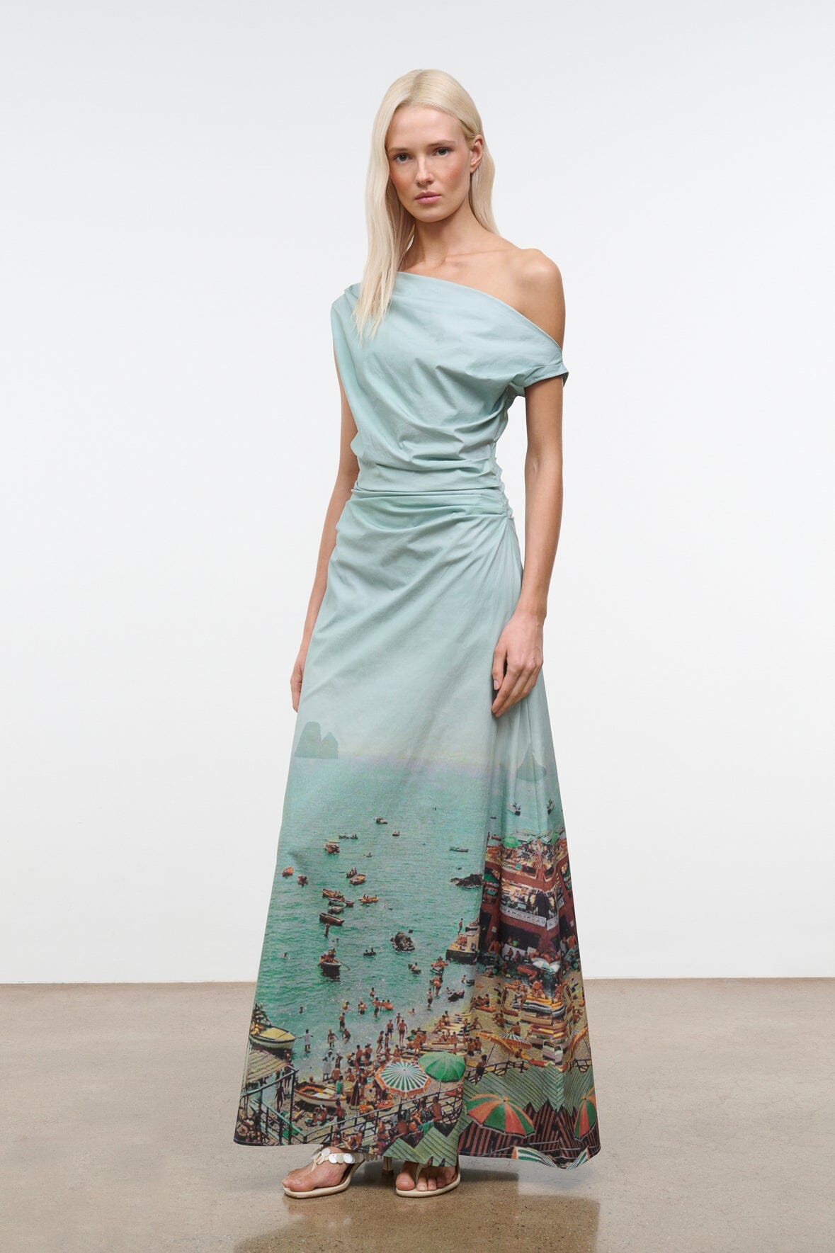 STAUD, Phare Maxi Dress in Endless Summer, Size 10
