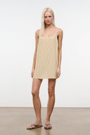 IRENA SILK DRESS | MONDAY STRIPE MONDAY STRIPE / XS