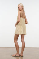 IRENA SILK DRESS | MONDAY STRIPE MONDAY STRIPE / XS