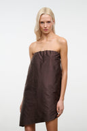 GEORGIA SILK CONVERTIBLE TOP | EARTH EARTH / XS