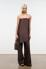 GEORGIA CONVERTIBLE SILK TOP | EARTH
