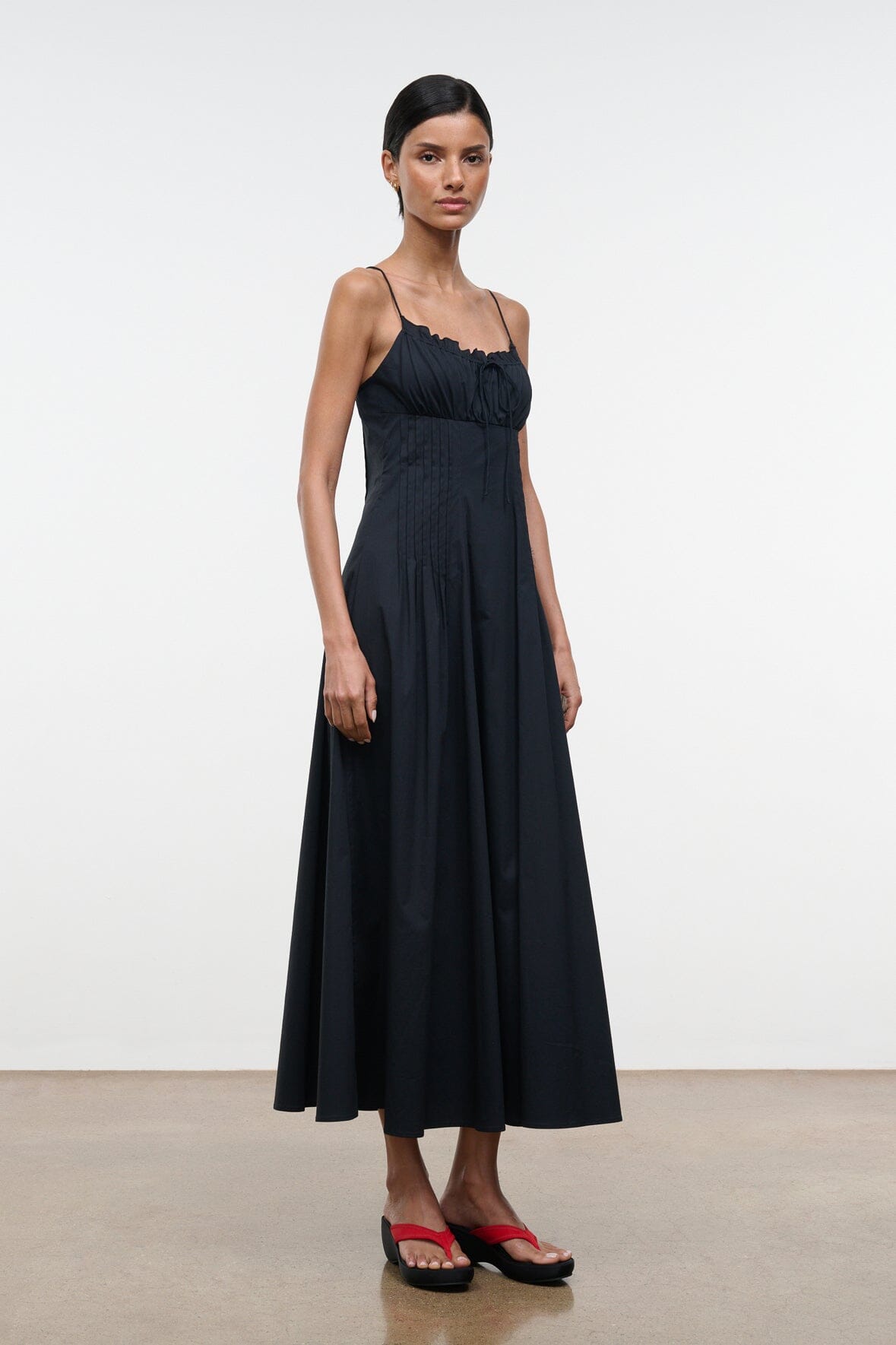 staud black tie dresses Black Zipper Dress – The Clothes Line Boutique main image 0