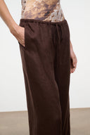 MATEO LINEN CROPPED PANT | ROOT ROOT / XS