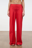 STROLL SILK PANT | RED ROSE RED ROSE / XS