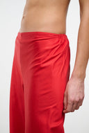 STROLL SILK PANT | RED ROSE RED ROSE / XS