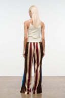 STROLL SILK PANT | CAFFE STRIPE CAFFE STRIPE / XS