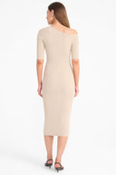 CRAFTSMAN SWEATER DRESS | FAWN
