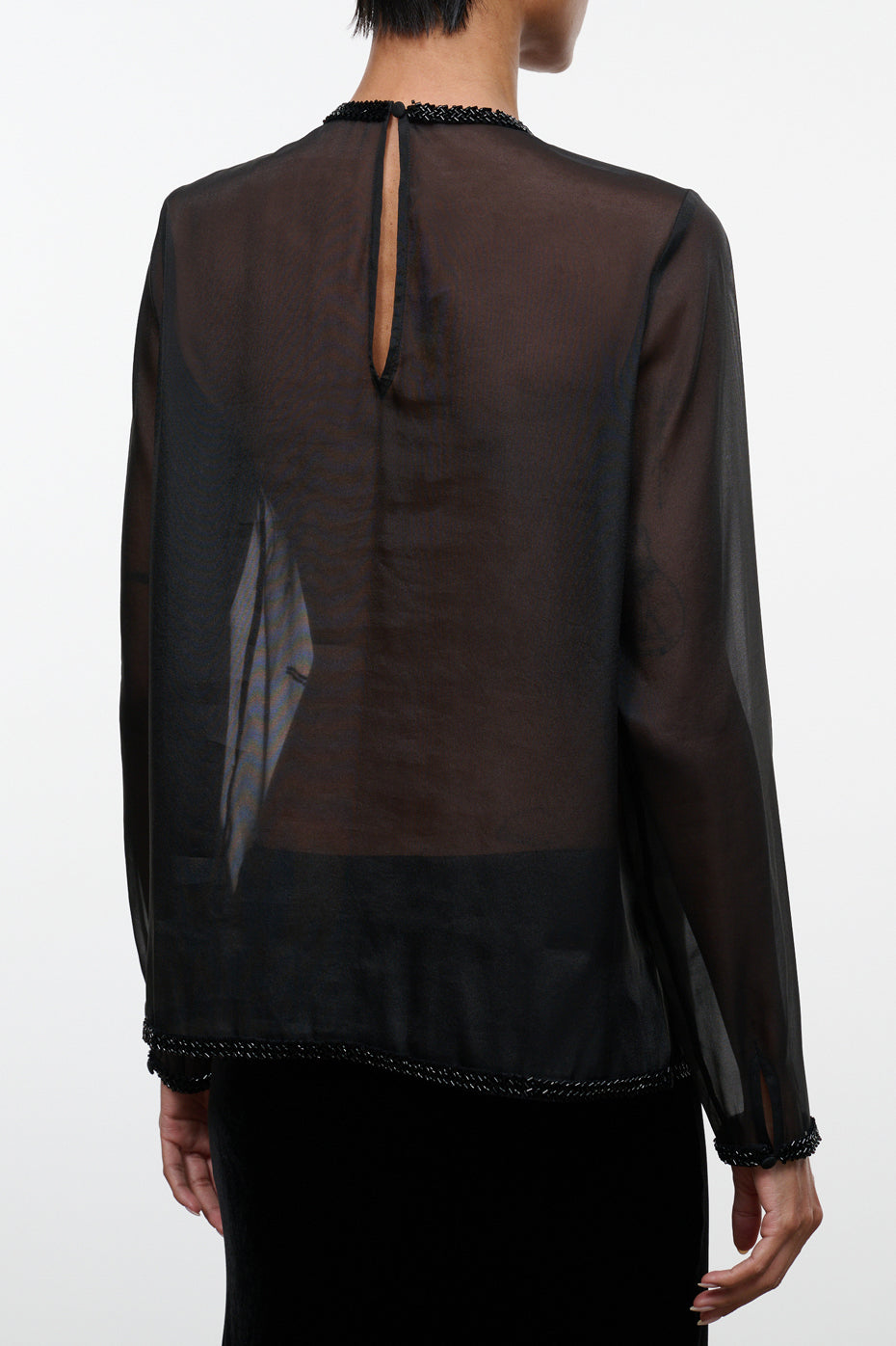 STAUD RUNE TOP BLACK