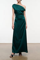 PHARE SILK MAXI DRESS | EMERALD EMERALD / 4