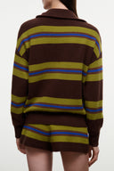 HUDSON CASHMERE SWEATER | NIGHTOWL STRIPE NIGHTOWL STRIPE / XS