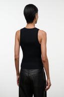 MALIA TANK | BLACK BLACK / XS