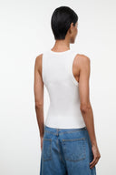 MALIA TANK | WHITE WHITE / XS