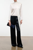 STROLL SILK PANT | BLACK BLACK / XS