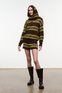CASHMERE HOOD SCARF | NIGHTOWL STRIPE NIGHTOWL STRIPE