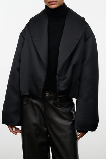 ROMEO JACKET | BLACK BLACK / XS