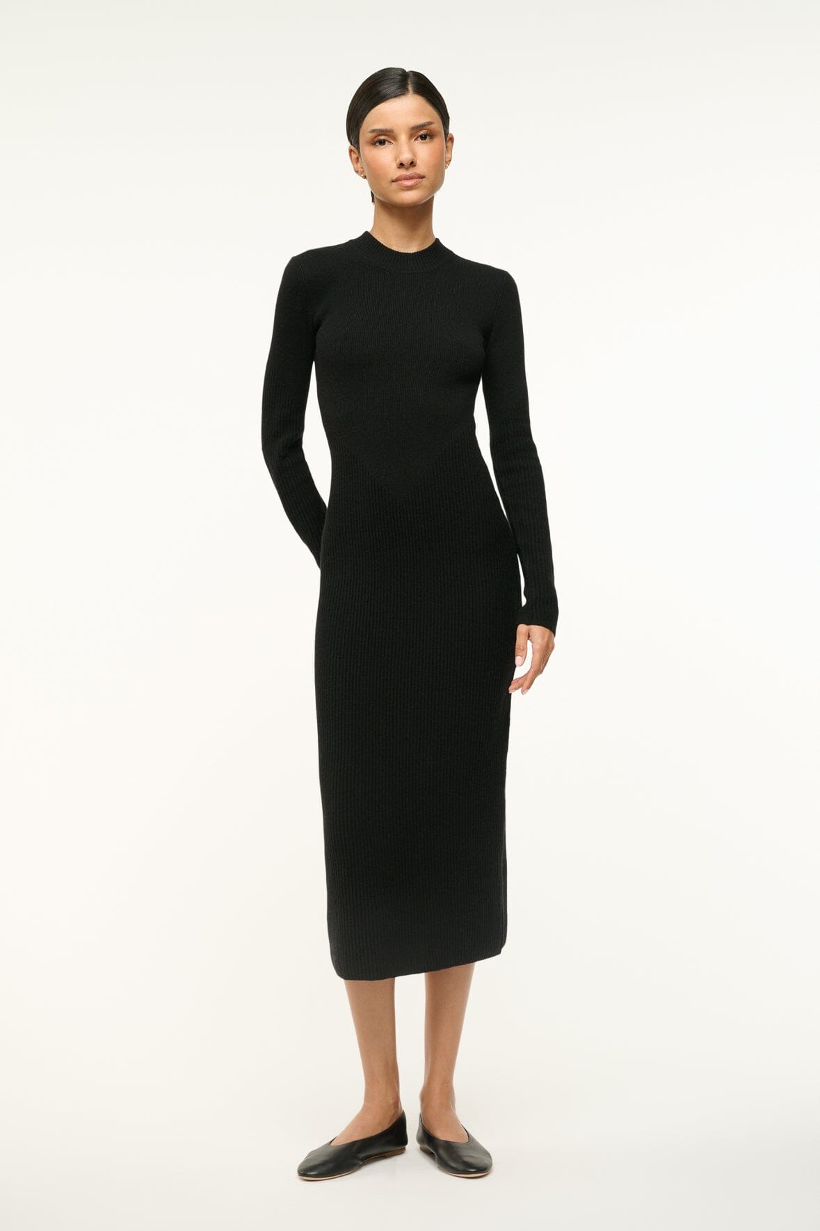 Image RAMONA DRESS | BLACK 1 of 5 and Clicking this image will trigger a zoom pop-up