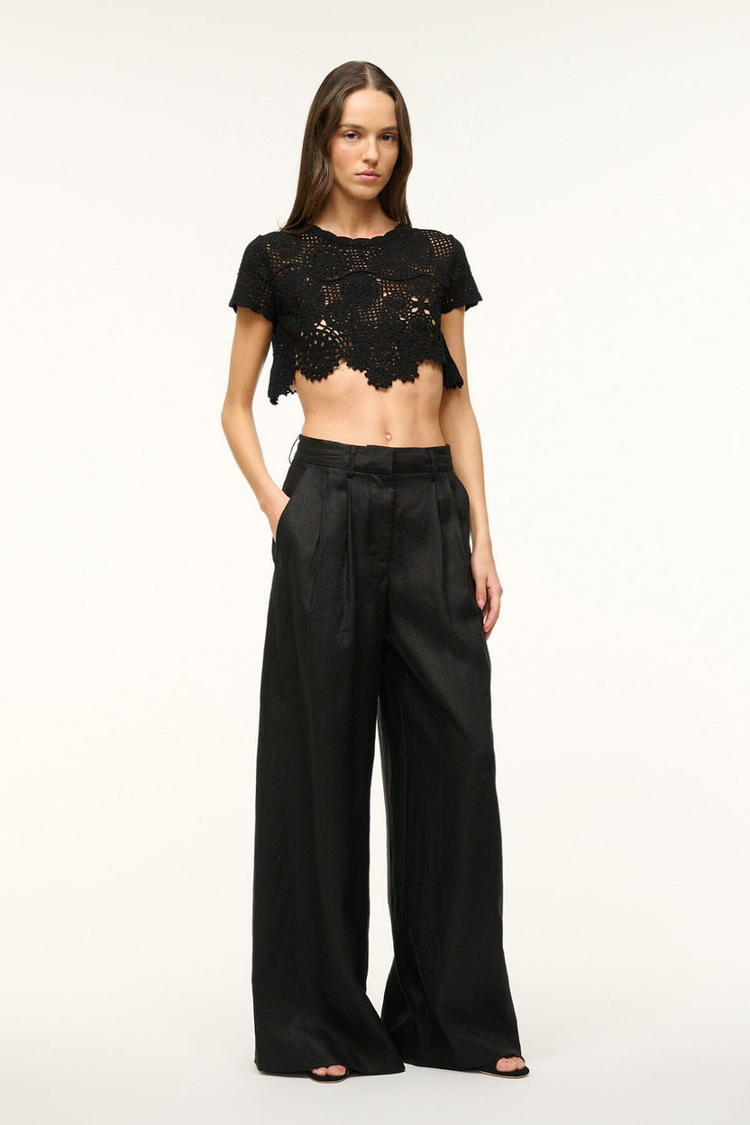 STAUD SASHA PANT BLACK