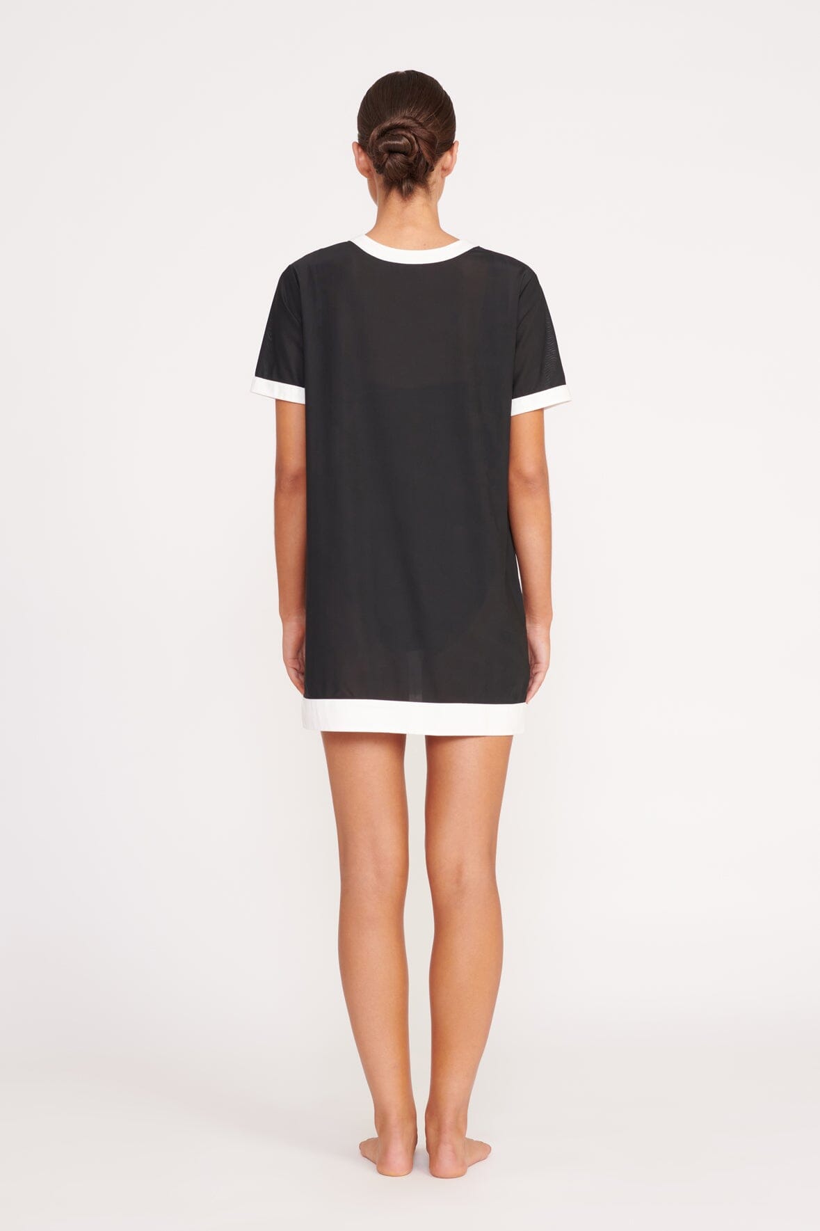 Image SELAH DRESS | BLACK WHITE 4 of 5 and Clicking this image will trigger a zoom pop-up