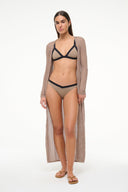 Image SHOKO COVERUP DRESS | TAUPE 2 of 7